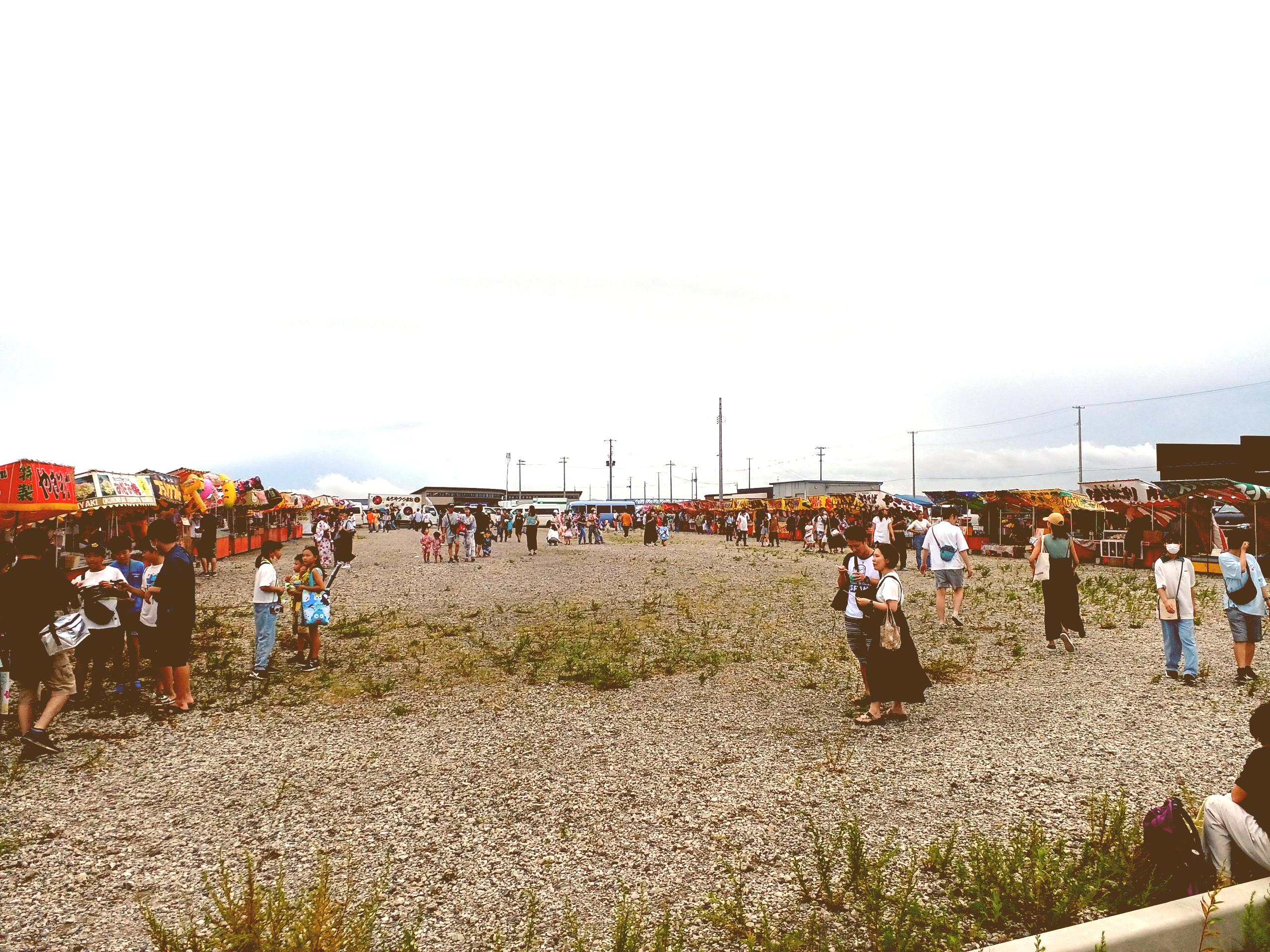 【イベント対応】なとり夏まつり(2023) 携帯電話 車載基地局の設営運用